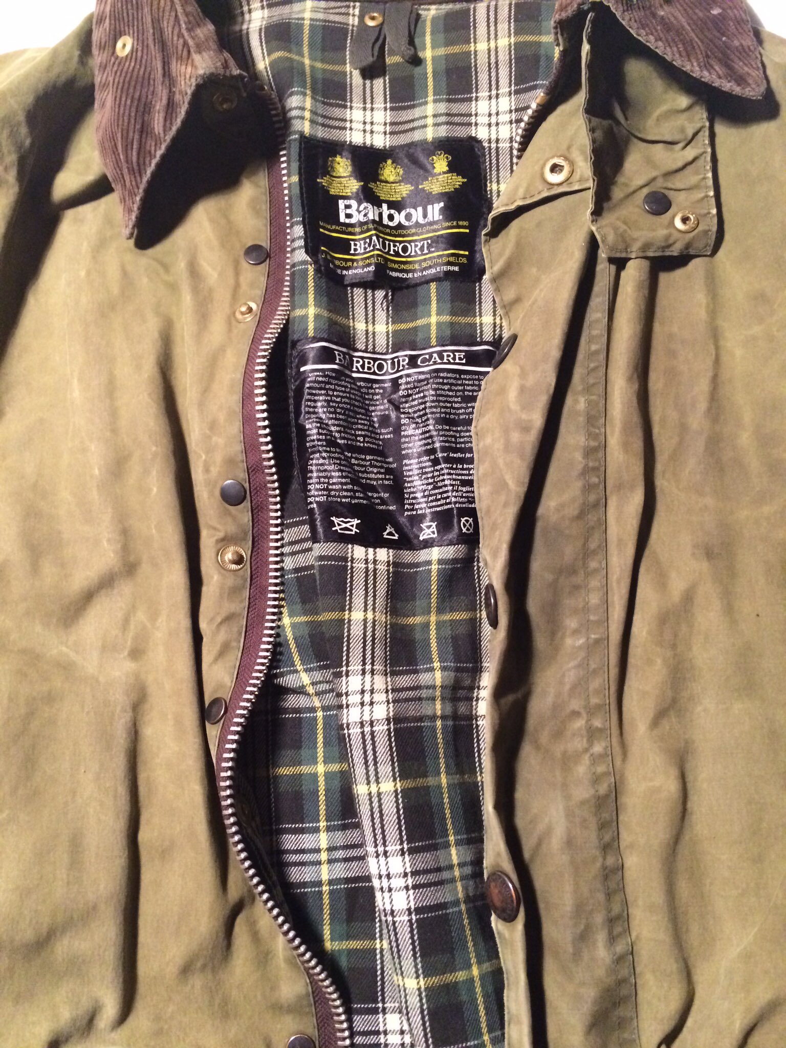 Barbour 2025 dry cleaning