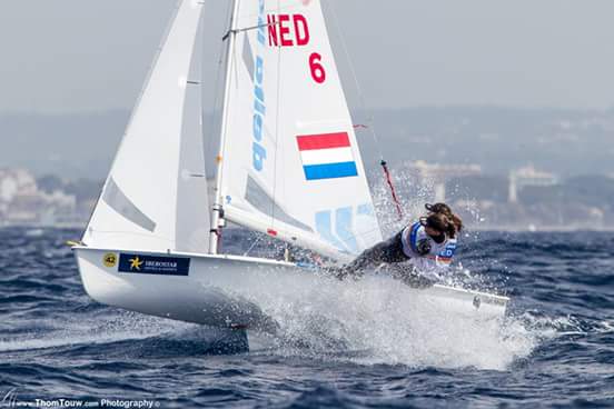 Muscles not used to these great conditions anymore. Still climbing the ladder though. Even sailing medal race today!