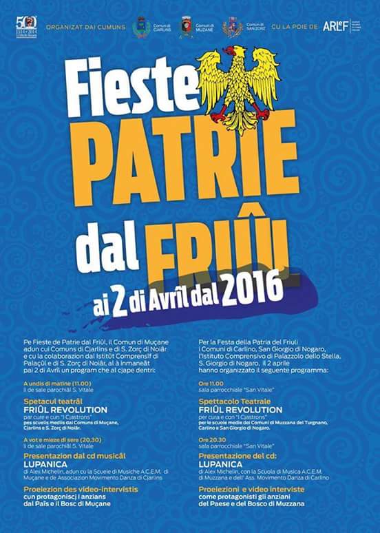 CSedran's tweet photo. Questa sera a Muzzana ore 20.30!
#lupanica #2aprile #cultura #musica #fiestedalfriul #muzzana #Fvg https://t.co/Xhsp9qZPGo