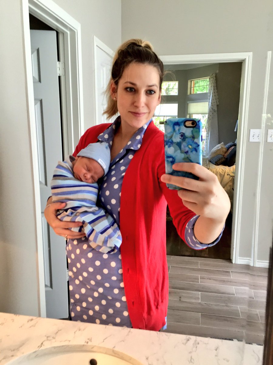 HappyHomebodies's tweet photo. I couldn't resist a #selfie with my blue wiggle worm today. He's the sweetest! #EvanDonaldson #TwinA #MommasBoy https://t.co/FQSgFPcQi7