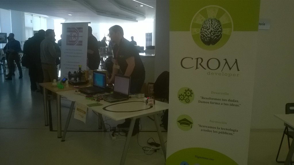 CromDeveloper's tweet image. Todo preparado, listo... YA! #ArduinoDayZaragoza #ArduinoD16