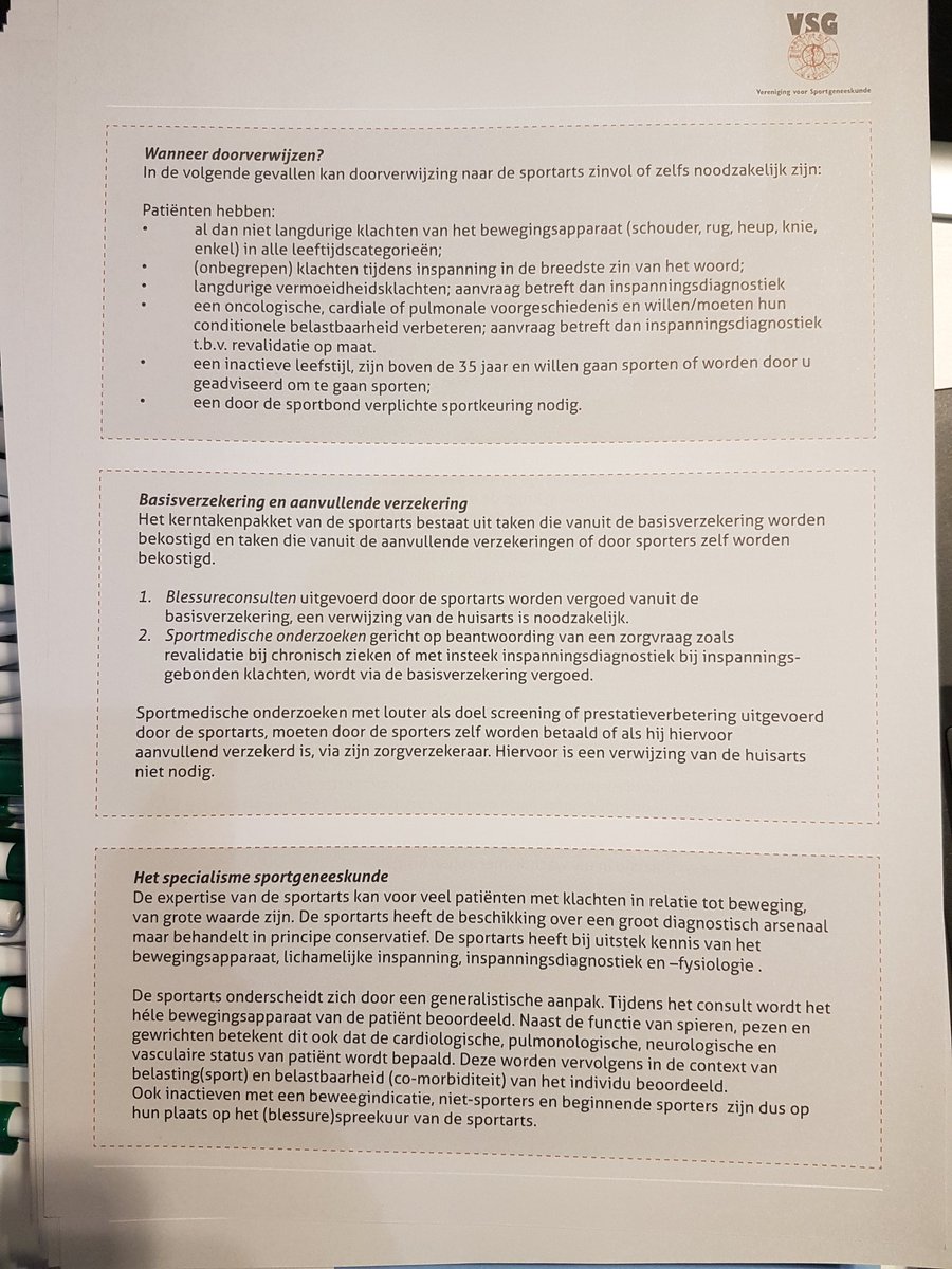 Wanneer verwijs je als huisarts door naar een sportarts?