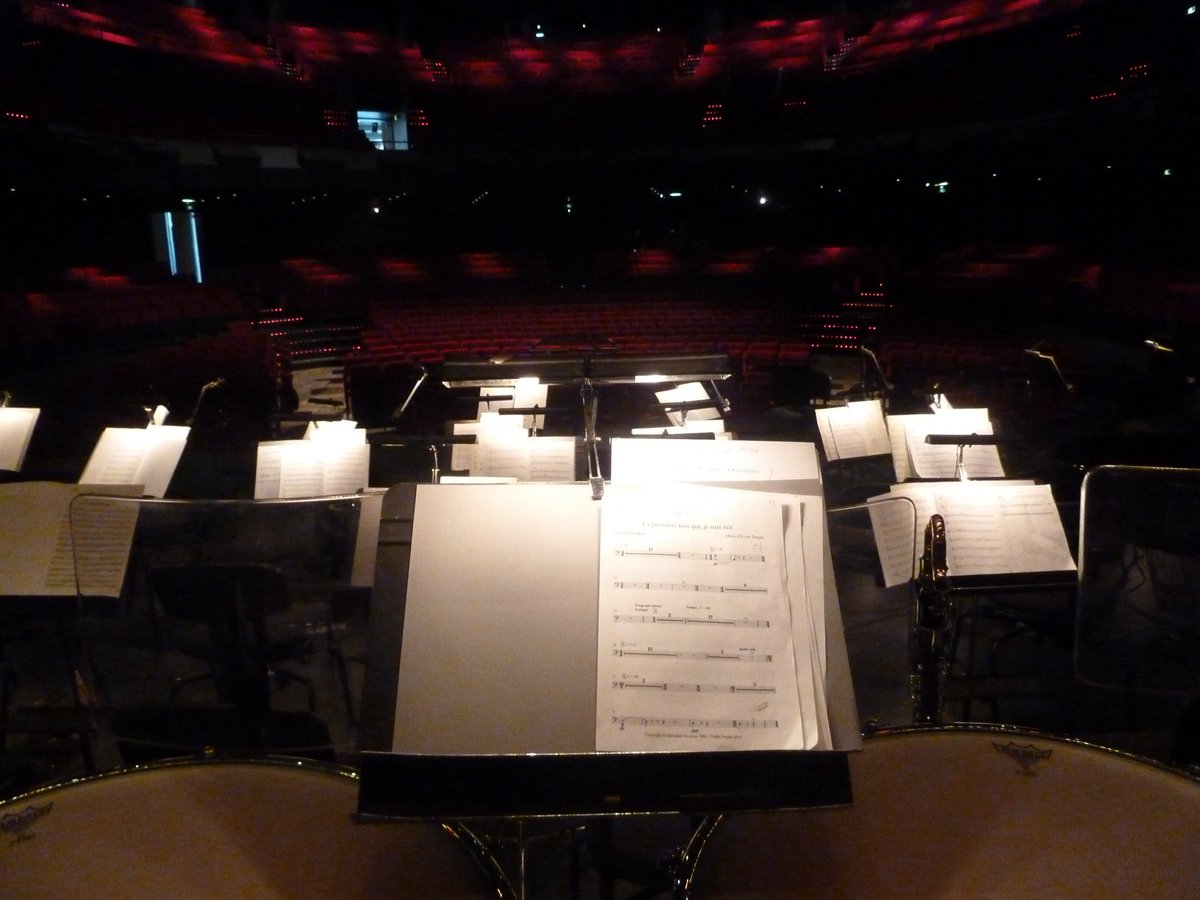 operaderouen's tweet photo. #ZoomMW Imaginez... vous êtes le #timbalier de l'#orchestre, voici ce que vous voyez #vision #musicien @MuseumWeek https://t.co/LjVAYle07o