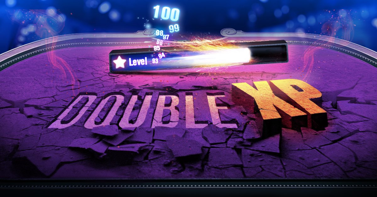 WSOP_Game's tweet photo. #TGIF! Kick-start your weekend with DOUBLE XP. Every Level Up unlocks chips.

RT &amp; Claim ▶ https://t.co/5hi4y6AEhP https://t.co/ahrWZunOew