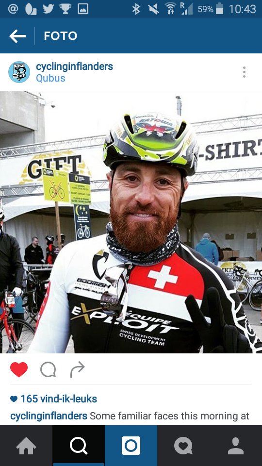 In de Ronde is Luca Paolini niet meer welkom. Dus rijdt hij vandaag de Cyclo tussen de wielertoeristen.