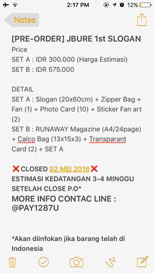 renniwofficial's tweet photo. @KripnaDee99 [HELP RT] PO JBURE 1st SLOGAN by JBURE94 | DETAIL ON PICT #GOT7 #IGOT7INA #GOT7JB #GOT7STUFF #GOT7FLY https://t.co/nfh8HBiVzK