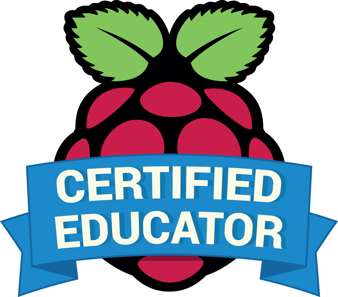 tysondye's tweet photo. I know it was so last month... But I'm just so excited: #RaspberryPiCertifiedEducator #picademy @Raspberry_Pi https://t.co/S9asQMxJWZ