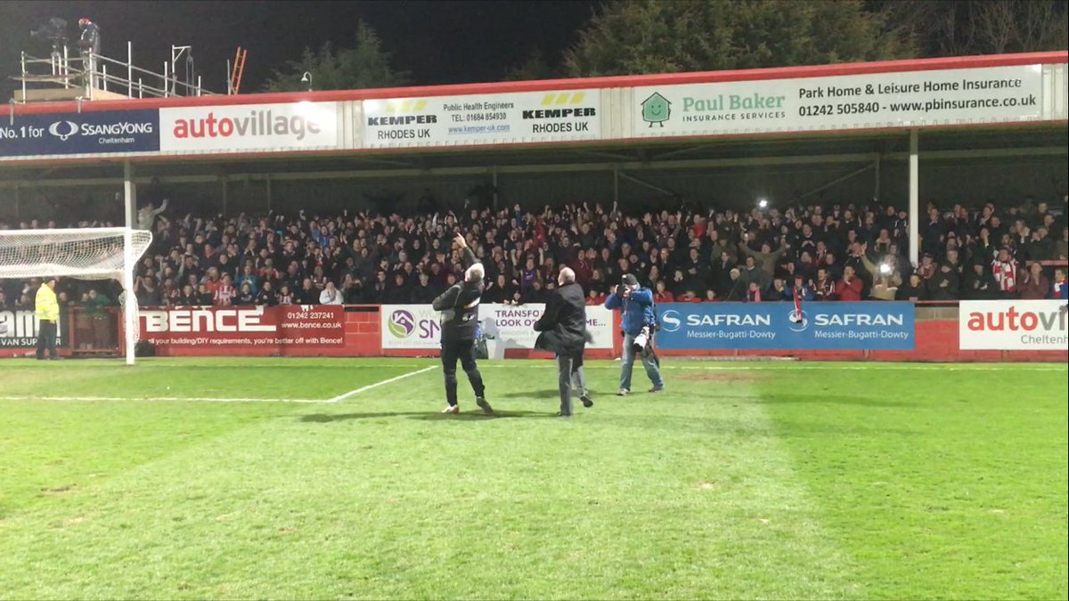 Still buzzing? Relive the scenes after FT as the players, staff &amp; fans celebrated the win: bit.ly/Fans3-1