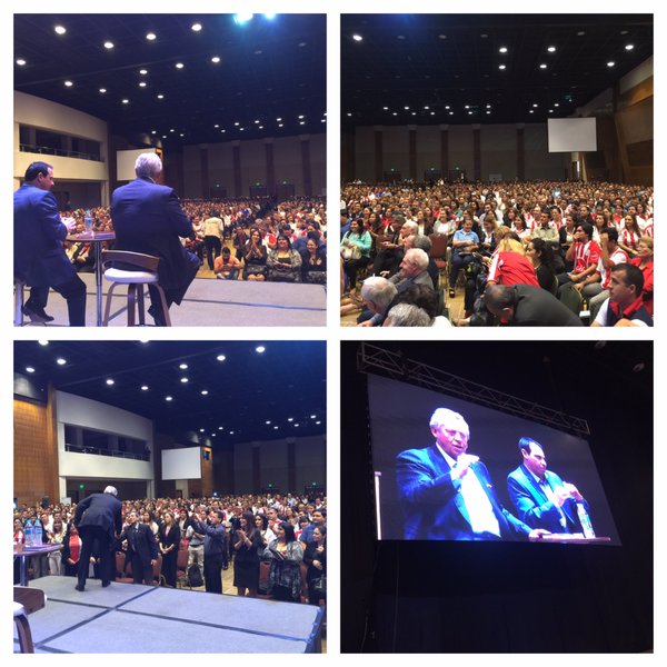 pstjohnmaxwell's tweet photo. Session #2 in Paraguay. 3,000 facilitators learning about #IntentionalLiving #TransformParaguay https://t.co/Rovlfr6NYd