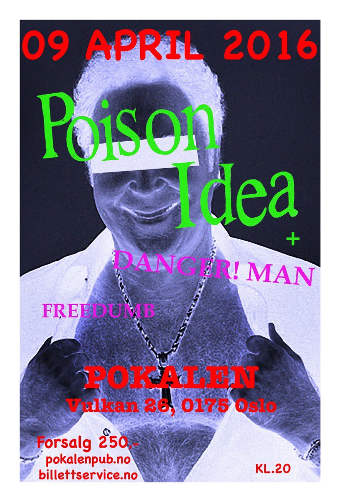 OSLO! Only 60 Ticks left for the Poison Idea Show <a href="/ashmusicpdx/">Ash Music-PDX,OR</a>    #poisonidea
facebook.com/events/1546066…