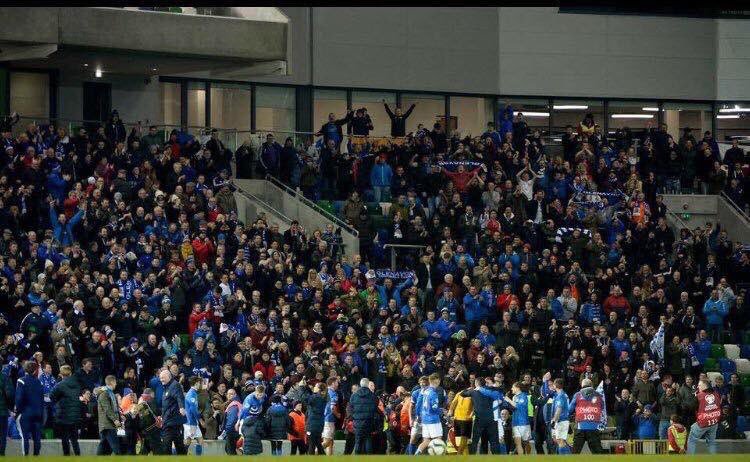 Glenavon_FC's tweet photo. Happy Saturday guys!! Once again thank you for all your support last night, it was truly exceptional. https://t.co/rJ5vwSSXkC