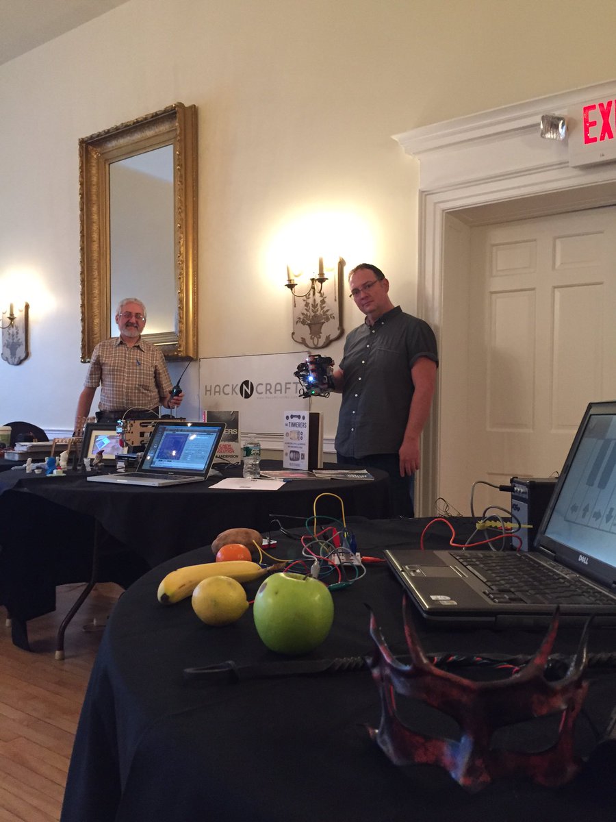hackncraftnj's tweet photo. Great to be back at the STEMfestival at the Women's Club of Glen Ridge!  Join us &amp; 20+ exhibitors 10 am - 3 pm #STEM https://t.co/BZNBN70u4b