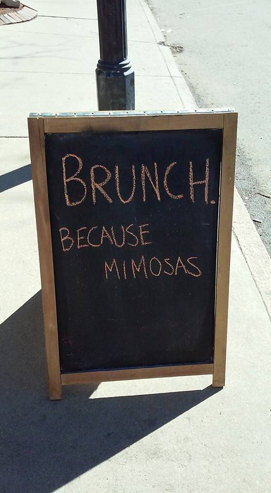 Bottomless Mimosas all brunch, every weekend.