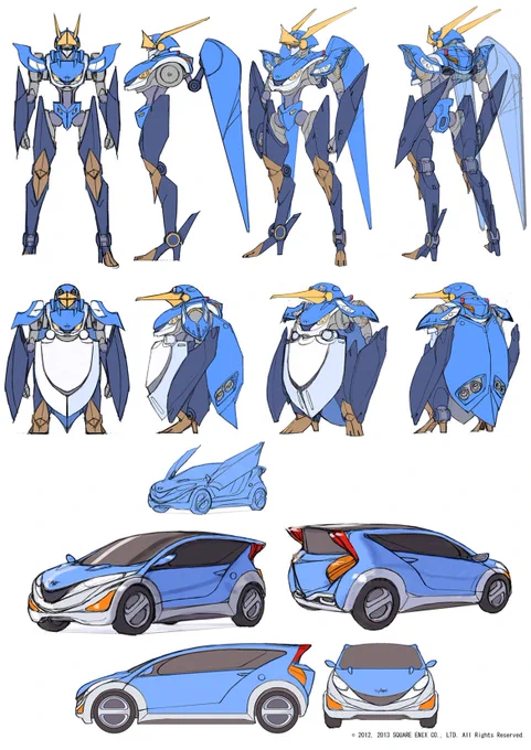 その次がペンリー三世。
ペンギン状態と人型状態のギャップを出そうとしていました。 