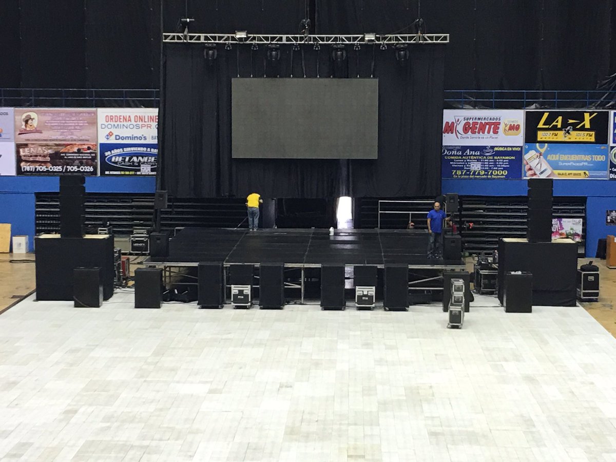 lehardysound's tweet photo. Estamos ready Coliseo Ruben Rodriguez https://t.co/cS39don162