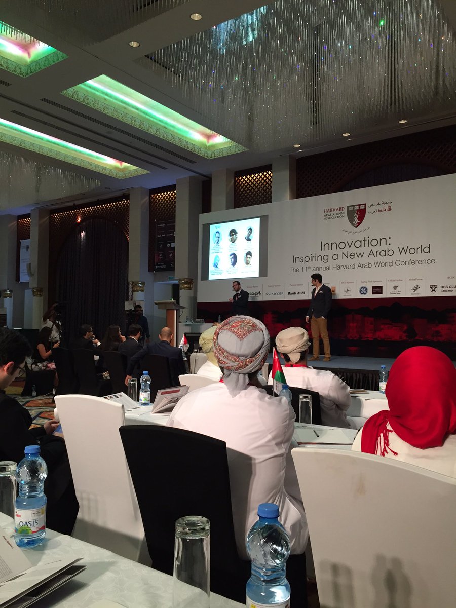 CarineAbiAkar's tweet photo. First #startup #pitch at the #hawc2016 in Oman @Harvardarabaa https://t.co/YIKQC4AoRA