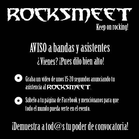 RadioXATA's tweet photo. Aviso a Rocker@s de todas las edades! #Rocksmeet Encuentro de Bandas de Rock en #Pinto Envía tu vídeo! https://t.co/qkigZDZKU1