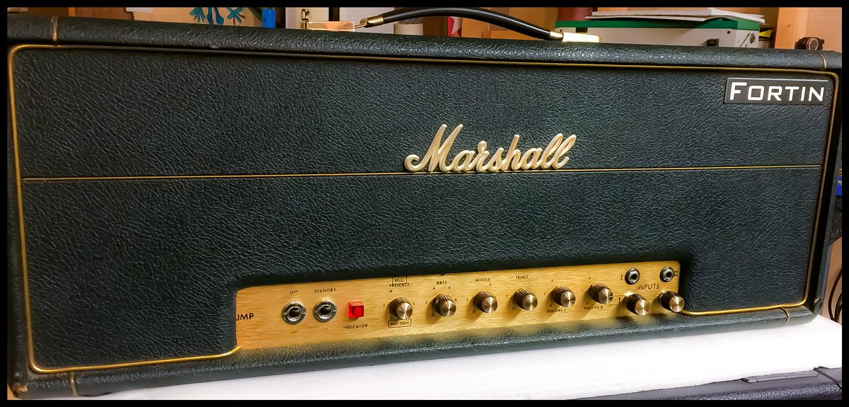 fortinamps's tweet photo. Fortin Jose mod to a Marshall 1959  #FortinAmps #FortinMods #JoseArredondo #MarshallMods https://t.co/YFkCyEYu7Y