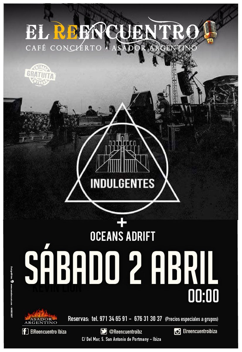 Esta noche nos vemos en @elreencuentro ibiza!!