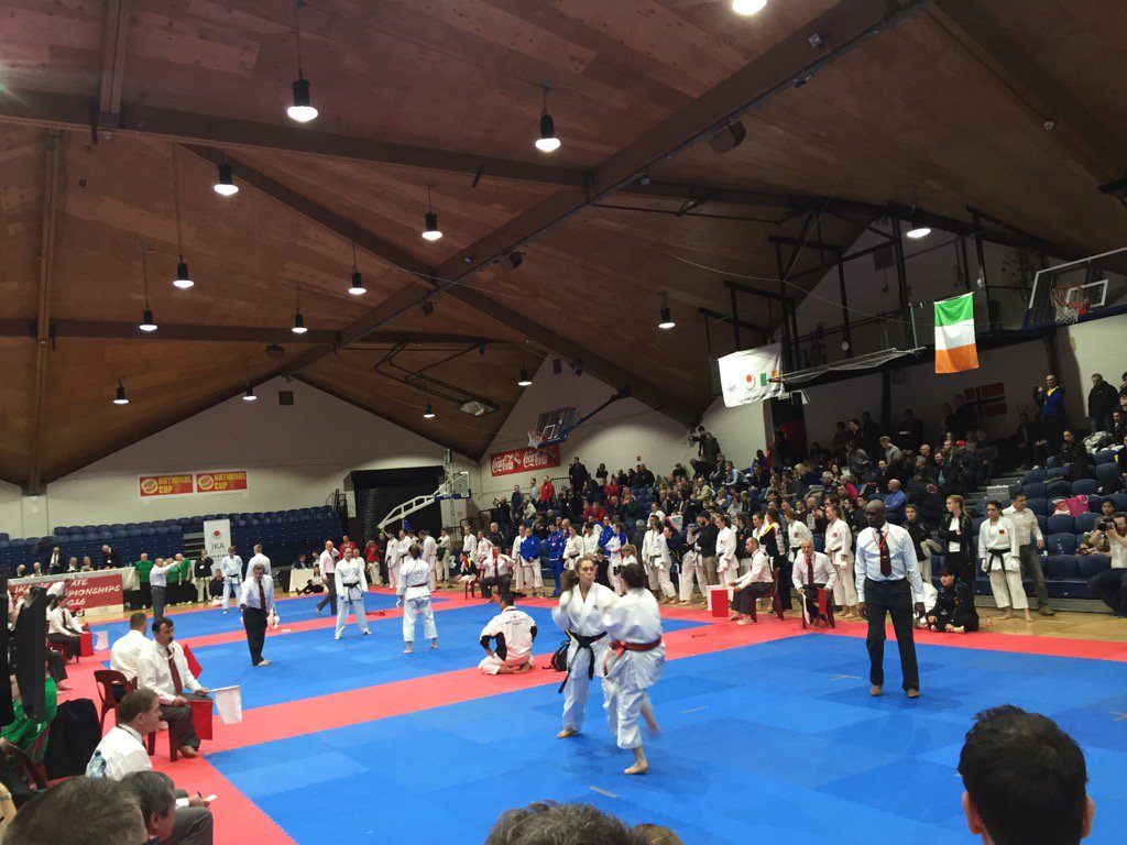 KinsellaFrances's tweet photo. Great event at JKA Ireland European Championships #failteireland #eventireland https://t.co/32bcYMNwST