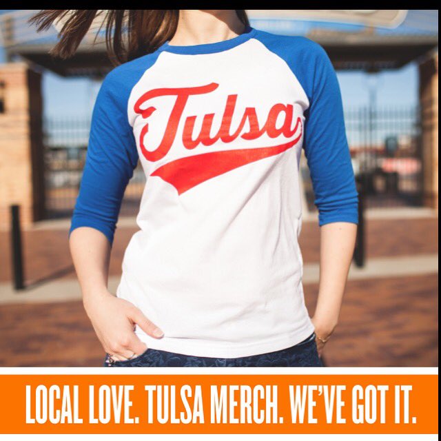 Good morning TULSA‼️ It's beautiful out! Stop by and pick up one of our classic Tulsa tees! Open 10-8pm‼️👍🏼❤️