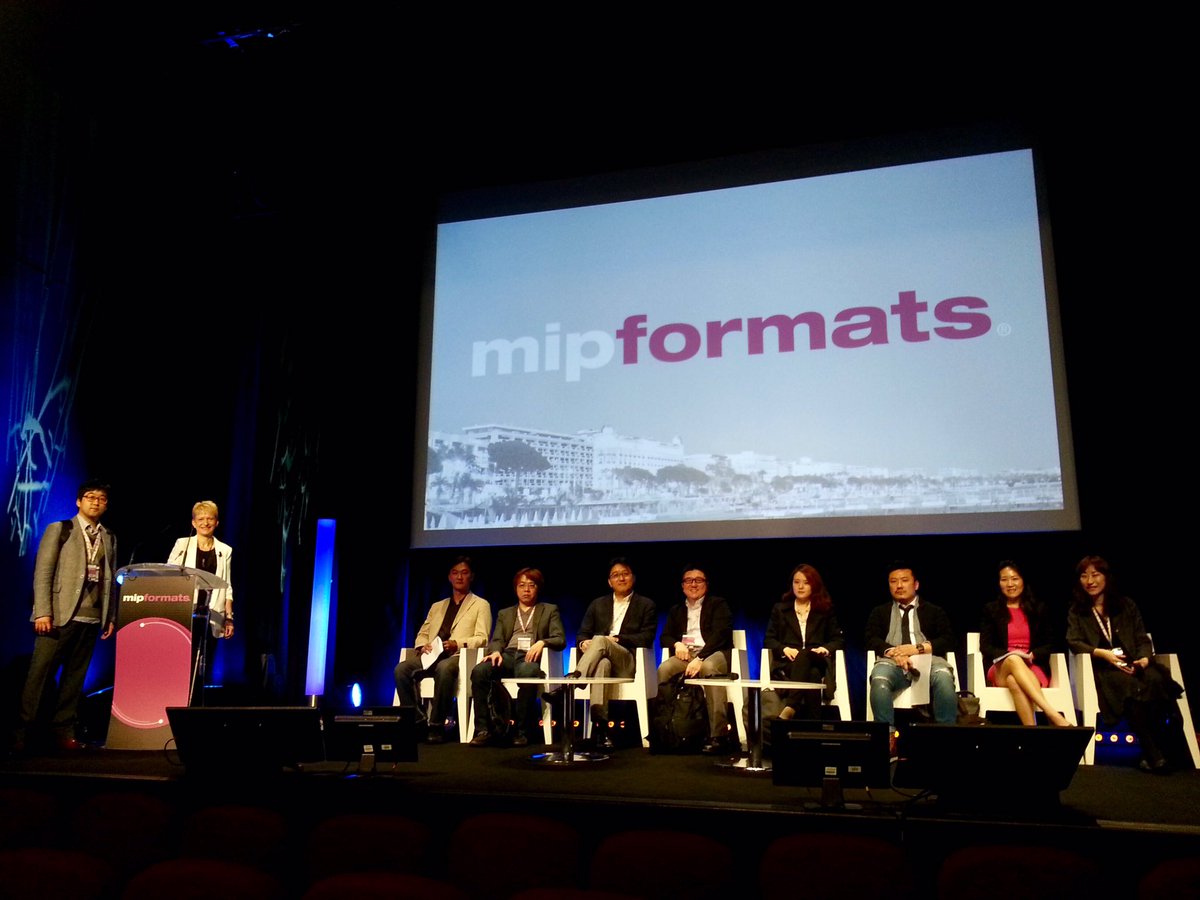 calialee's tweet photo. #kfever in the house @mip #mipformats - 8 K companies presenting K content #kdrama #kwave #hallyu https://t.co/MMx7AugQrm