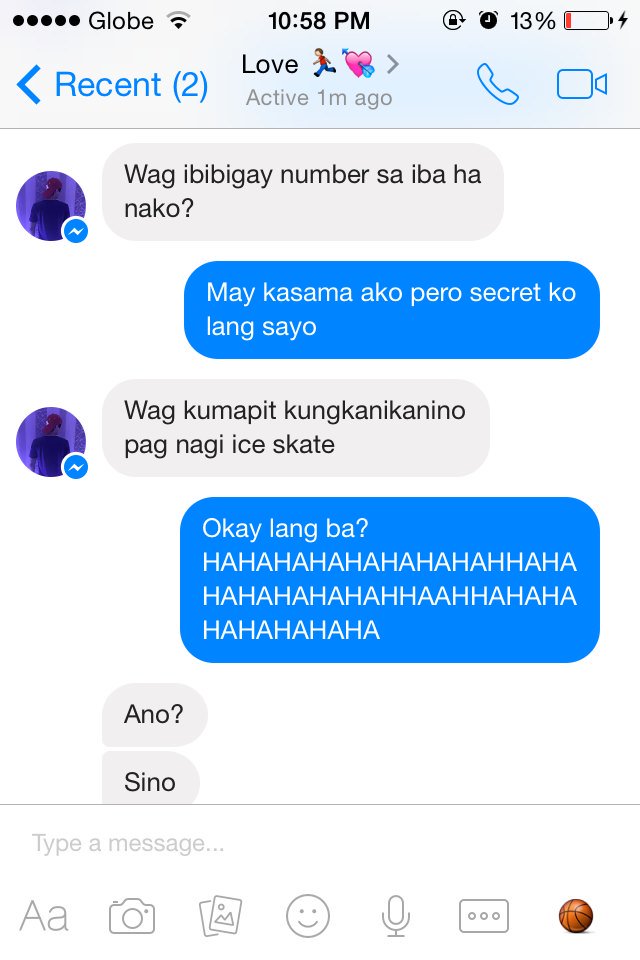 deeeenhernandez's tweet photo. lul mo, leche ka @neirroberto i love you π hihi #sorryforposting HAHA https://t.co/tDbvMaidx4