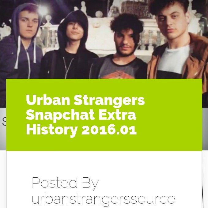 US_Source's tweet photo. #Snapchat #history #extra degli #urbanstrangers di #gennaio Su https://t.co/fae4lQVV2w #us_source #urbansnap https://t.co/BgAVB1i5HA