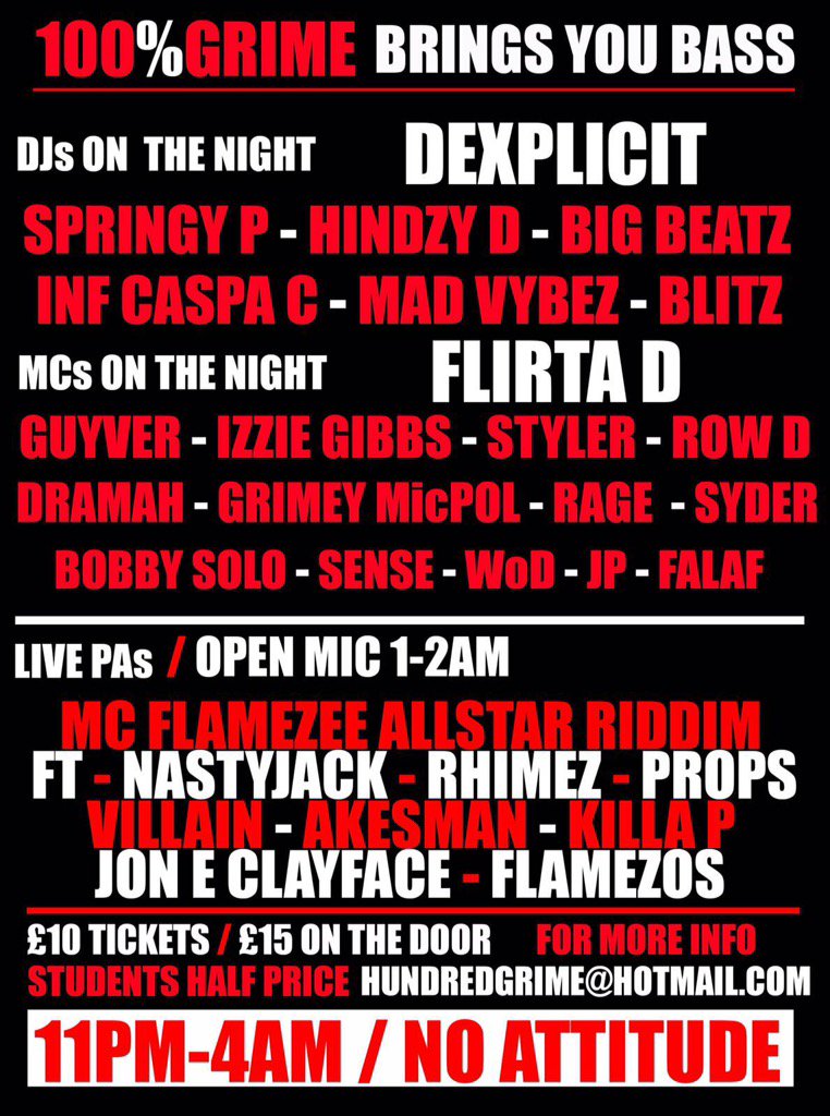EMPIRE_LDN's tweet image. 💥ATTENTION #GRIME ARTIST'S/ MC'S💥

Tonight

Open mic (1-2am) for up &amp;amp; coming to showcase there talents 🎤 @DJSPRINGYP