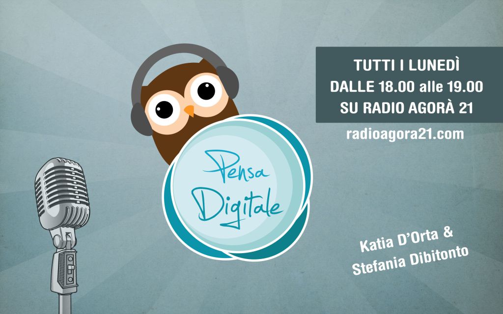 Amica_Web's tweet photo. Lunedì 4 Aprile sono #OnAir su @RadioAgora21 per #PensaDigitale! https://t.co/Y6kCxb0IQ0 ...Mi seguirai? #Amicaweb https://t.co/8k2ltNThA7