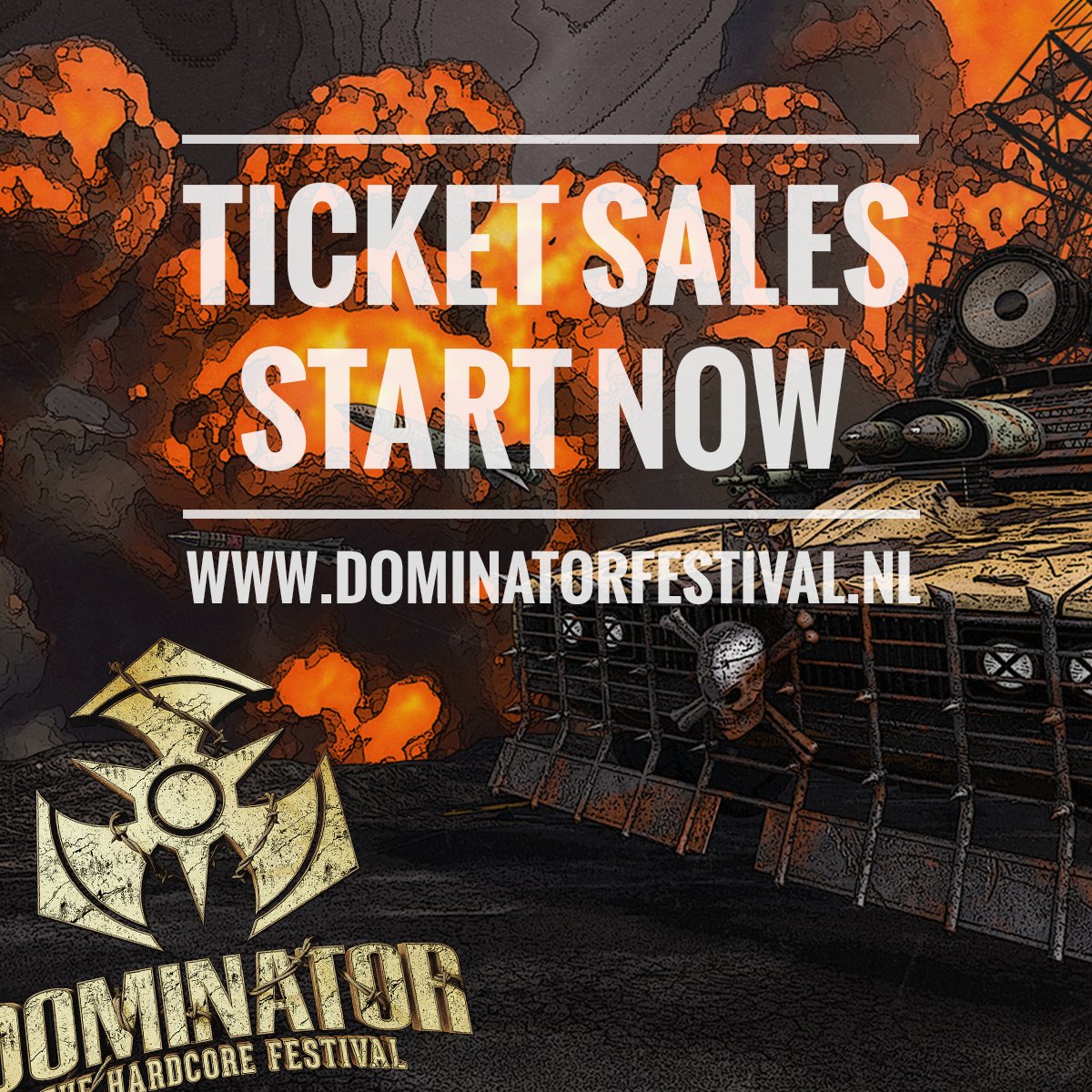 DominatorFest's tweet image. Tickets, travel &amp;amp; stay packages and hotels for #Dominator 2016 are now available at dominatorfestival.nl/tickets.