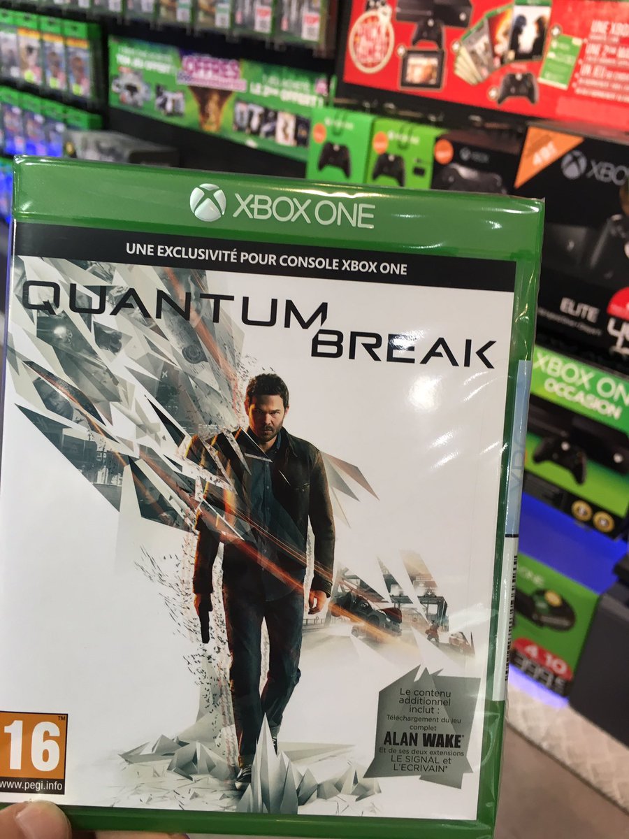 Micromania4tps's tweet photo. Quantum Break disponible ! En bonus Alan Wake à télécharger gratuitement + son extension https://t.co/AOc3yPFNHB