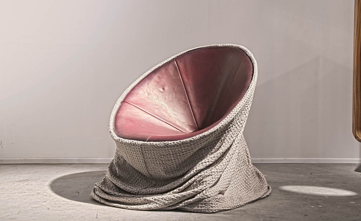 wallpapermag's tweet image. Fadi Sarieddine's 'Swaddle' chair was a true star of Design Days Dubai wlpr.co/9Jq5SP