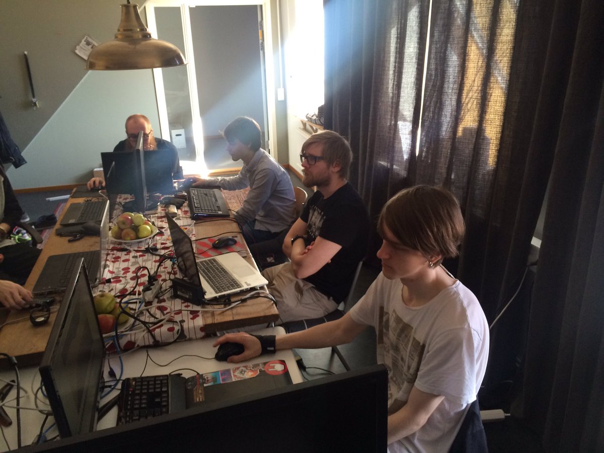 ArcticGameLab's tweet image. Game Jam with the "Desert Ghost-project"