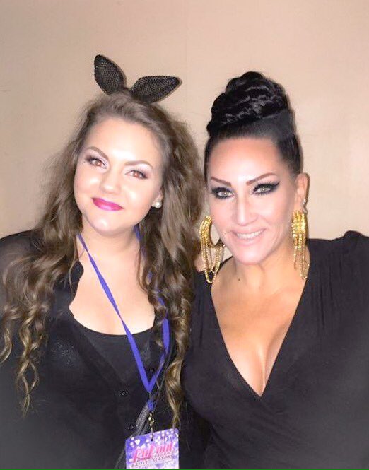 Cathriineee's tweet photo. My dream came true! In met @michellevisage! You are an amazing person! Love you❤️ #oslo #RuPaulBOTS https://t.co/ModvEyhXrF