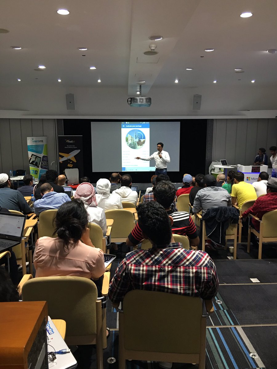 sammitnadkarni's tweet photo. Final pitches at #anglehack #dubai #microsoft https://t.co/M8tnqTgGmb