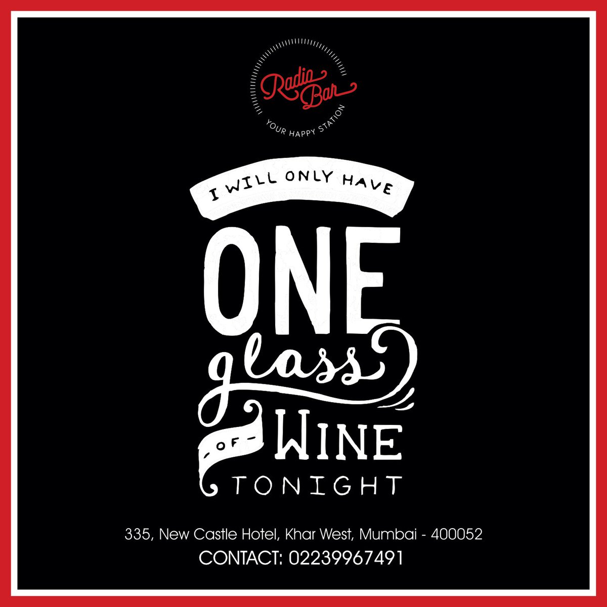 Some #wine for you tonight? #RadioBar #Mumbai