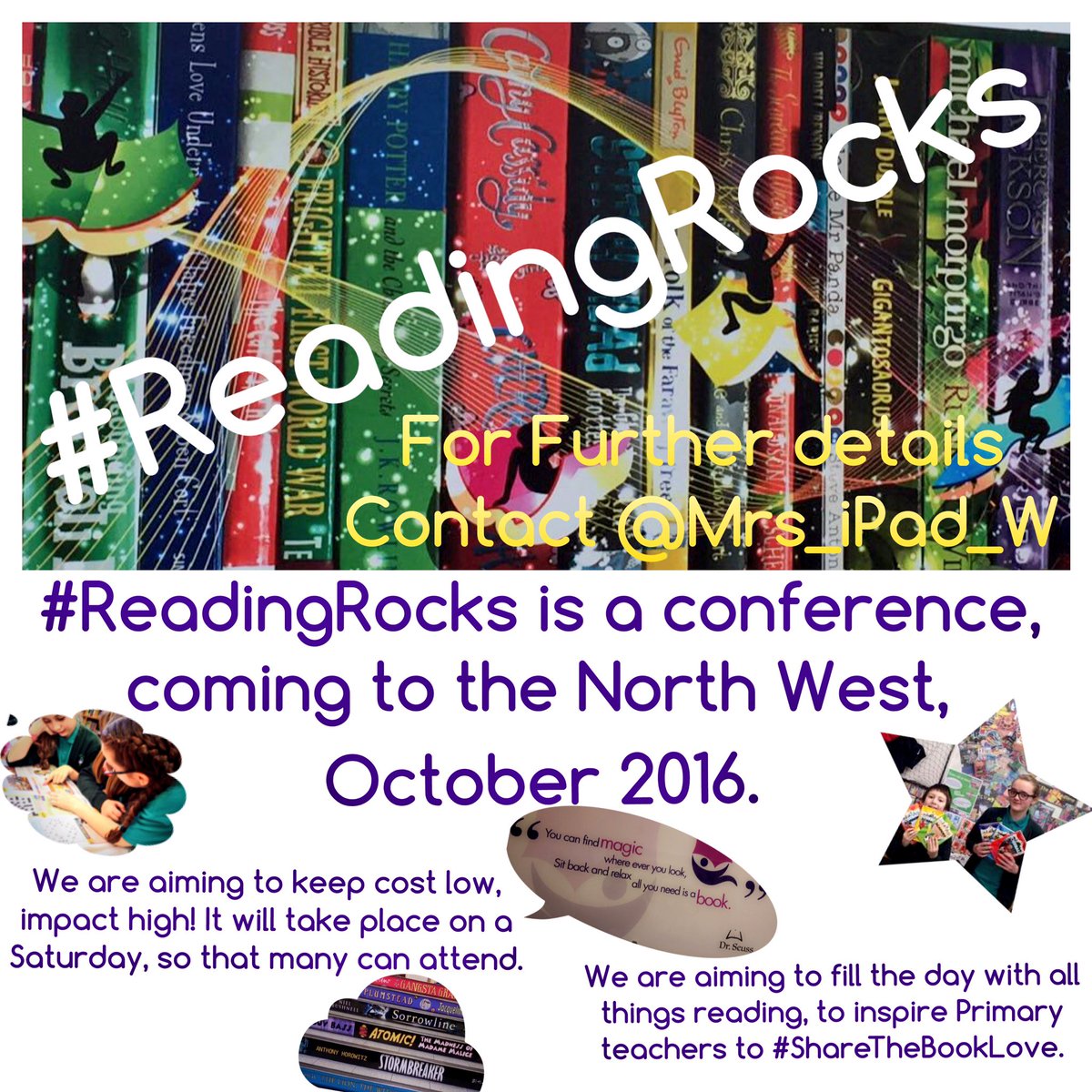 #ReadingRocks Spread the word #ShareTheBookLove <a href="/Mat_at_Brookes/">Mathew Tobin</a> <a href="/MoonMaddy/">Maddy Barnes</a> <a href="/teacher_books/">Madeleine Lindley Ltd</a> @Sarah__wright1