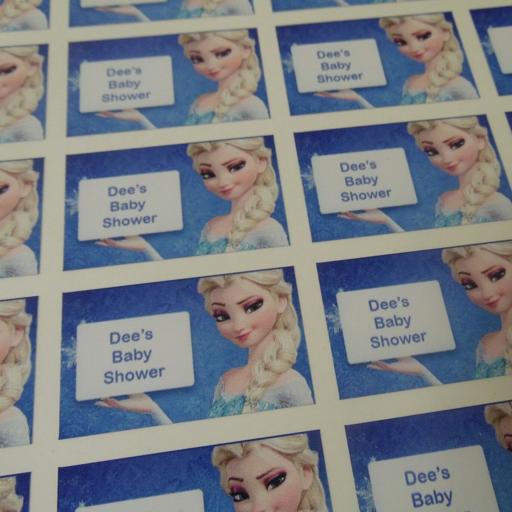 We can print any design! Low prices and next day shipping! #nutsaboutstickers #frozen #elsa ow.ly/10cVeV