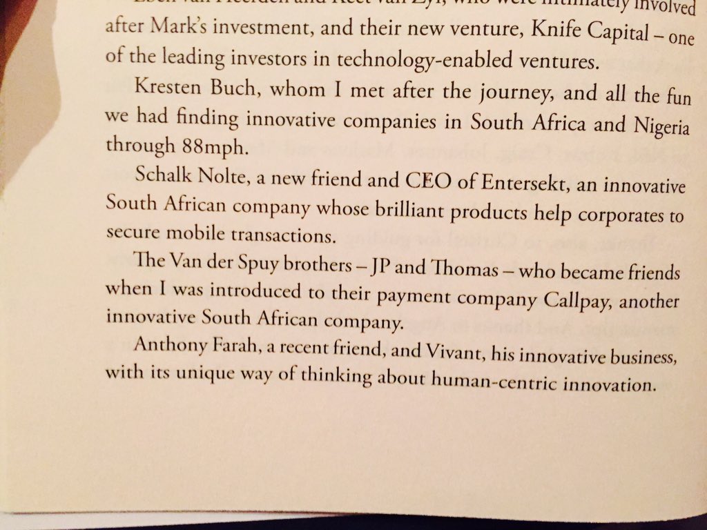 tbvanderspuy's tweet photo. Reading the @Fundamo journey and being acquired by Visa Inc for $110million. #Innovation at its best @callpay https://t.co/e3SKJh5s8a