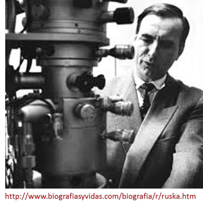 SEMicrobiologia's tweet photo. Ernst F. Ruska (1906-1988) Premio Nobel de Física por el diseño del primer microscopio electrónico #microMOOCSEM https://t.co/85342A2G3w