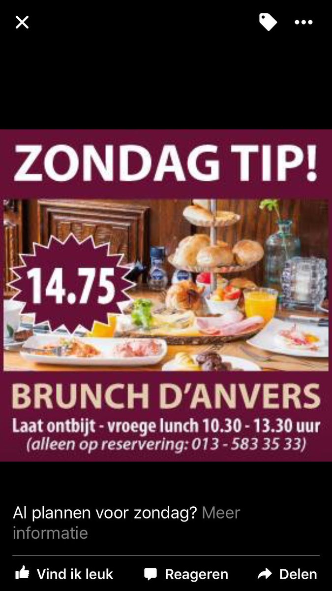 Al plannen voor zondag?