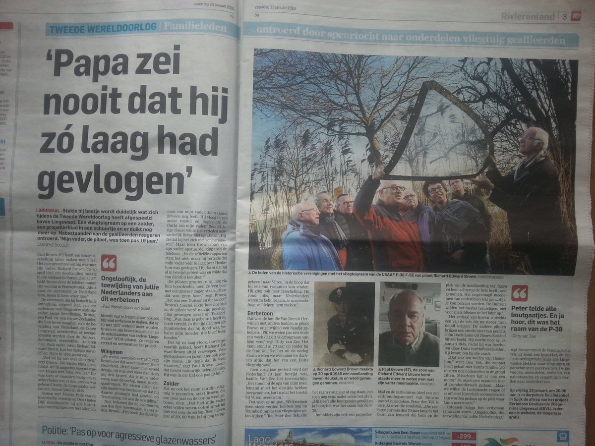 Lid van Rabo West Betuwe? Stemt u dan op het vliegeniersproject via: rabowestbetuweleden.nl/fondsen/een-aa… (cultuur - 9de van r)