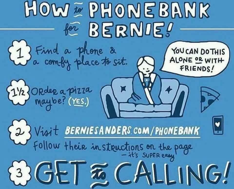 savemain_st's tweet photo. Tuesday is #WIPrimary and @BernieSanders needs a YUGE win! Let's do our part-phonebank, canvass, etc #GOTVforBernie https://t.co/u7tauAsCGx