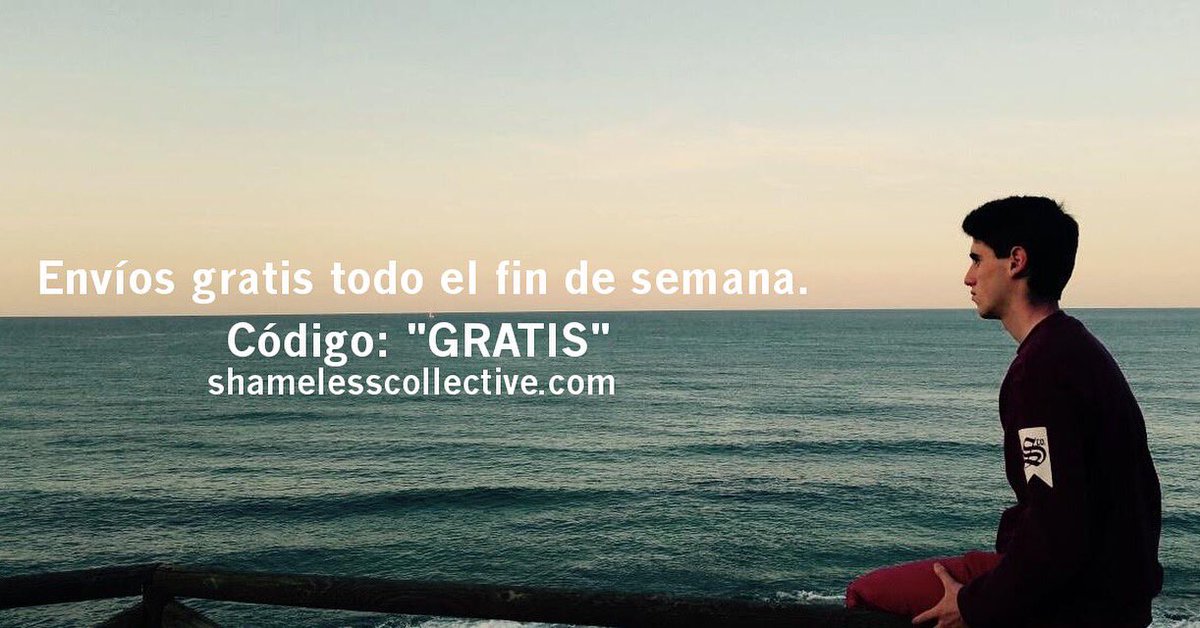 ShamelessCollek's tweet photo. Envíos gratis de nuestra nueva colección hasta que acabe el fin de semana. Código: "GRATIS" https://t.co/I214loWPwe https://t.co/lh4RoRhsJW