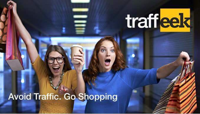 Traffeek's tweet photo. #TrafficAlert go #shopping https://t.co/AGRxz9yV6b