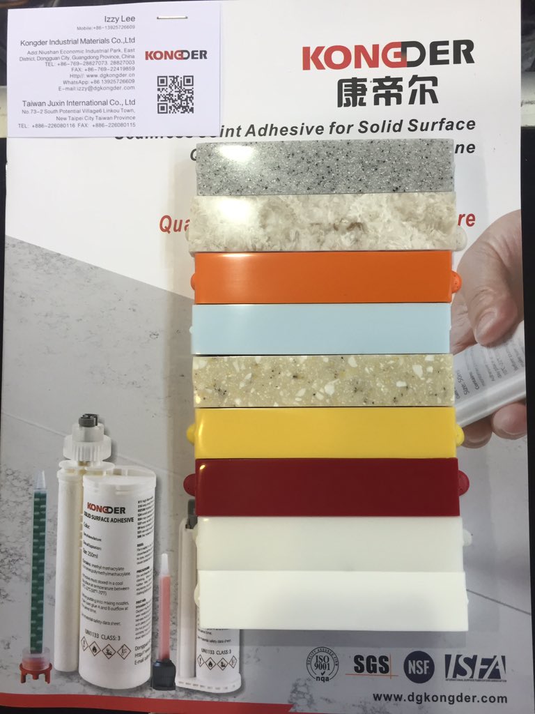 izzylee321's tweet image. Glue color samples for Corian sheet colors.