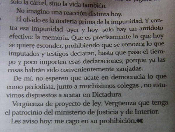 RendirseJamass's tweet photo. Fernando Paulsen y #LeyMordaza (sanciones a filtraciones):"Les aviso hoy: me cago en sus prohibiciones" vía @MattyLL https://t.co/JZn1KDElyf