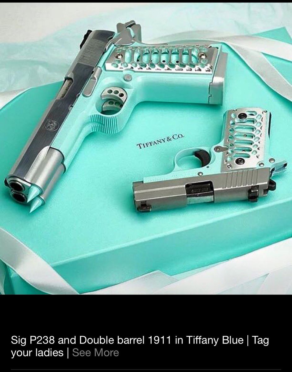 EugeneTheGeek's tweet photo. I think I found the perfect gift for my wife...jewels and firearms.  Thoughts? https://t.co/33pez8pI2Z