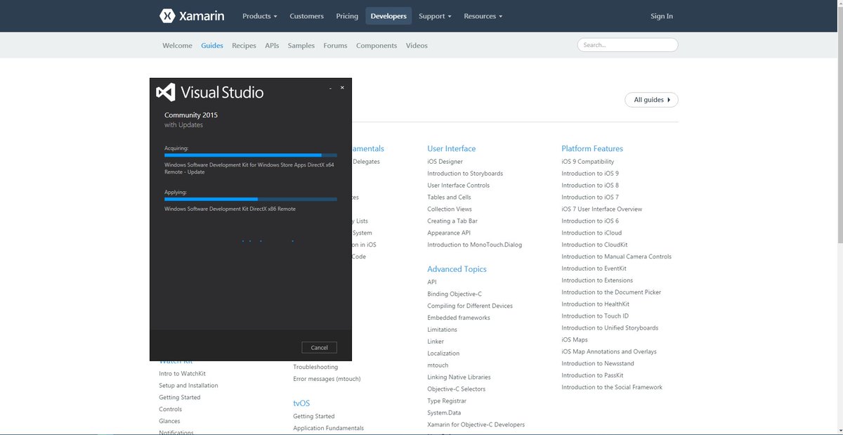 nextfuturetech's tweet photo. Getting ready to try out @xamarinhq after my impressions on #Build2016 ...   #VisualStudio https://t.co/Sajc23oYb3